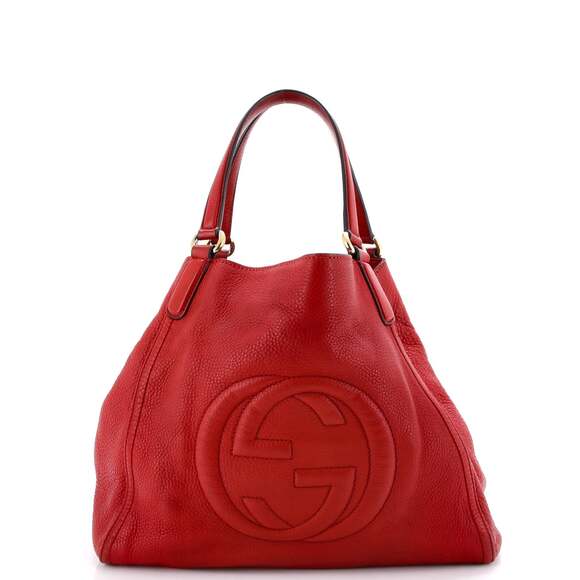 Gucci Soho Shoulder Bag Leather Medium #187163G11B - Picture 1 of 8